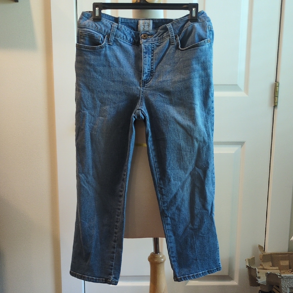 St. John's Bay Women's Straight Leg Blue Jeans